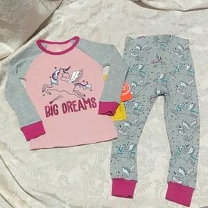NWT Unicorn Pajamas - Wonder Nation - 2T